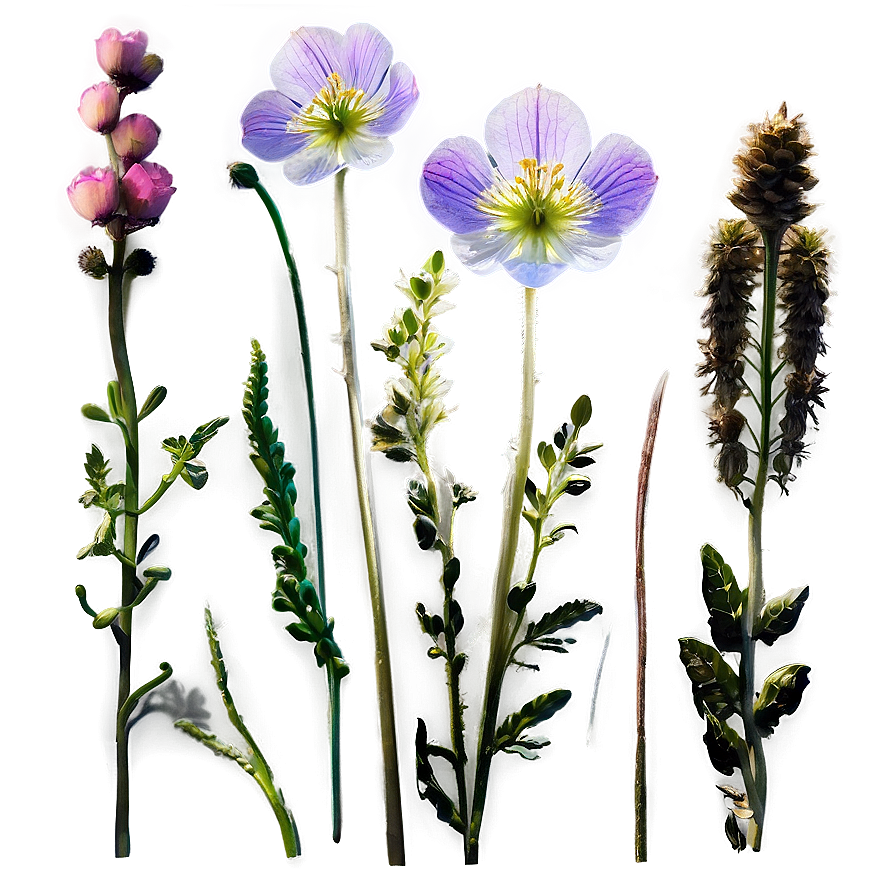 Ethereal Wildflowers Glow Png Xml19