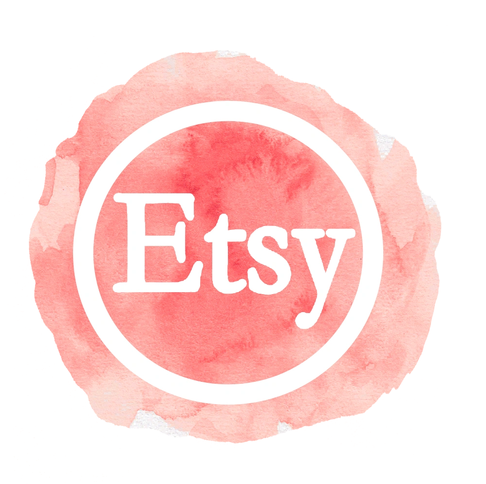 Etsy Logo Watercolor Background