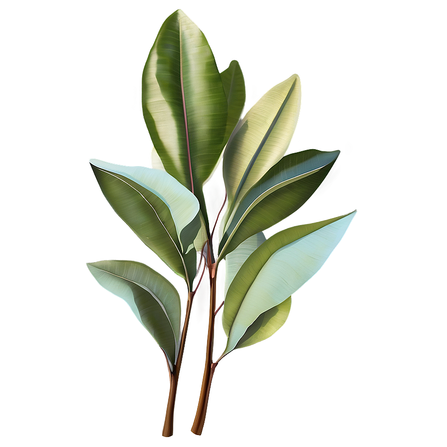 Eucalyptus Leaves Sketch Png Hrj76