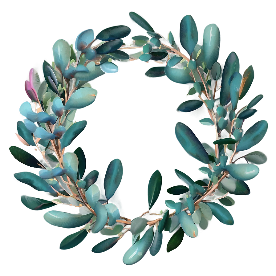 Eucalyptus Wreath Clipart Png 63