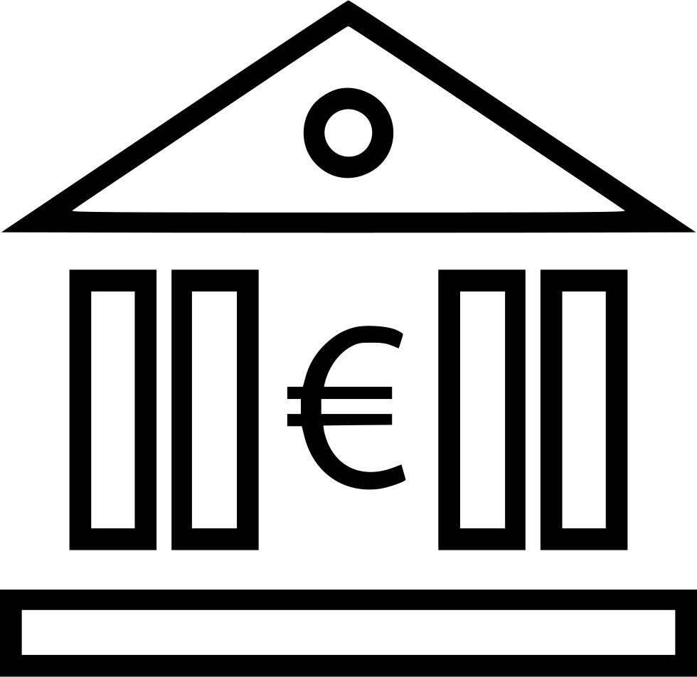 Euro Symbol Bank Icon