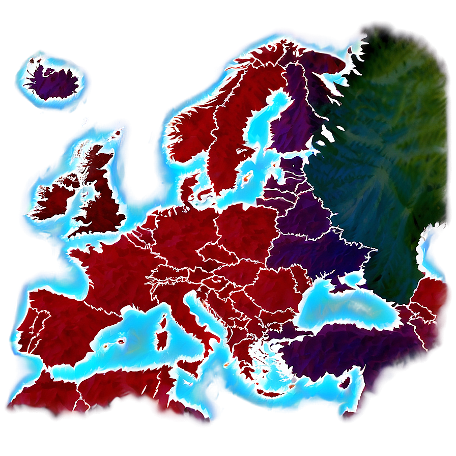 Europe Environmental Map Png Icy