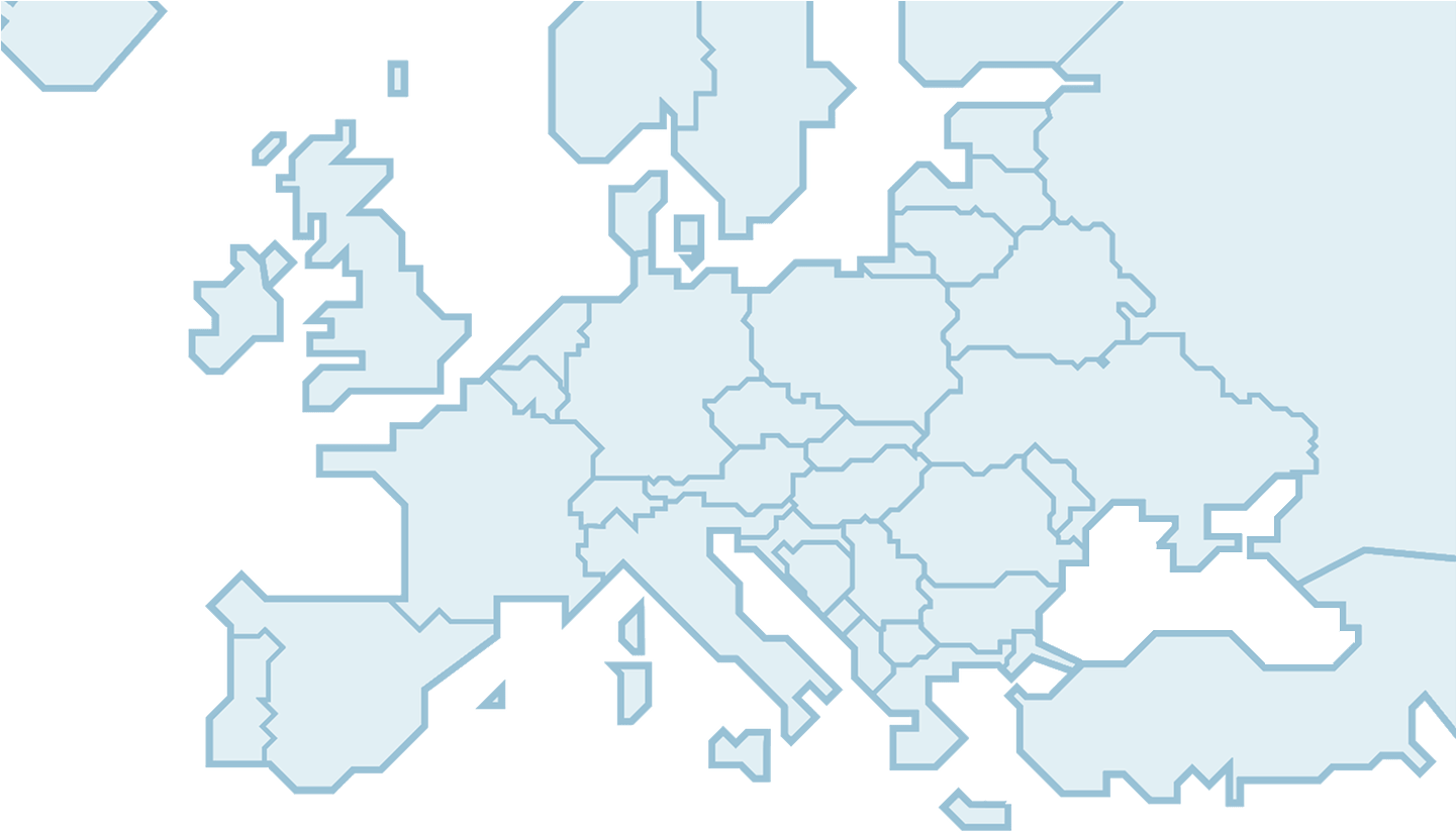 Europe Map Silhouette