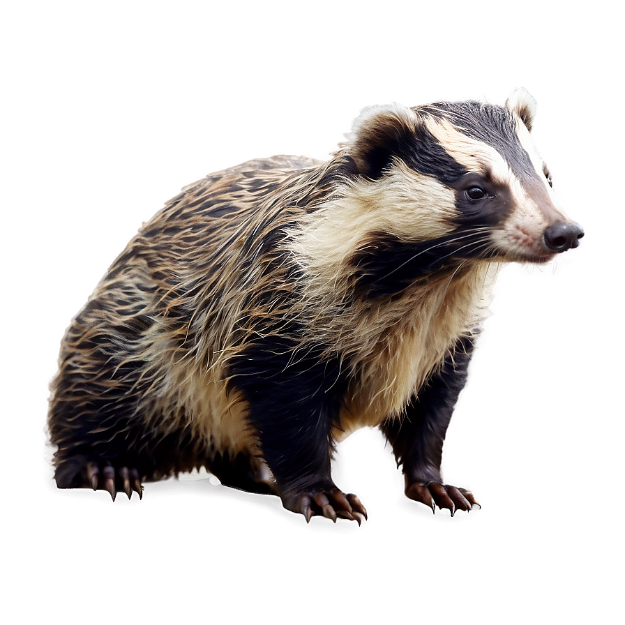 European Badger Illustration Png Jqn70