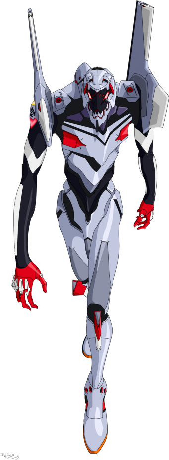 Evangelion_ Unit02_ Standing_ Pose