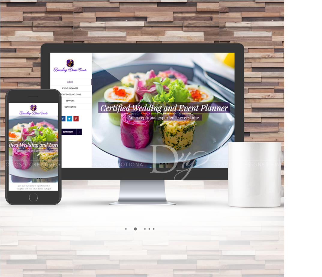 Event Planner Website Mockup