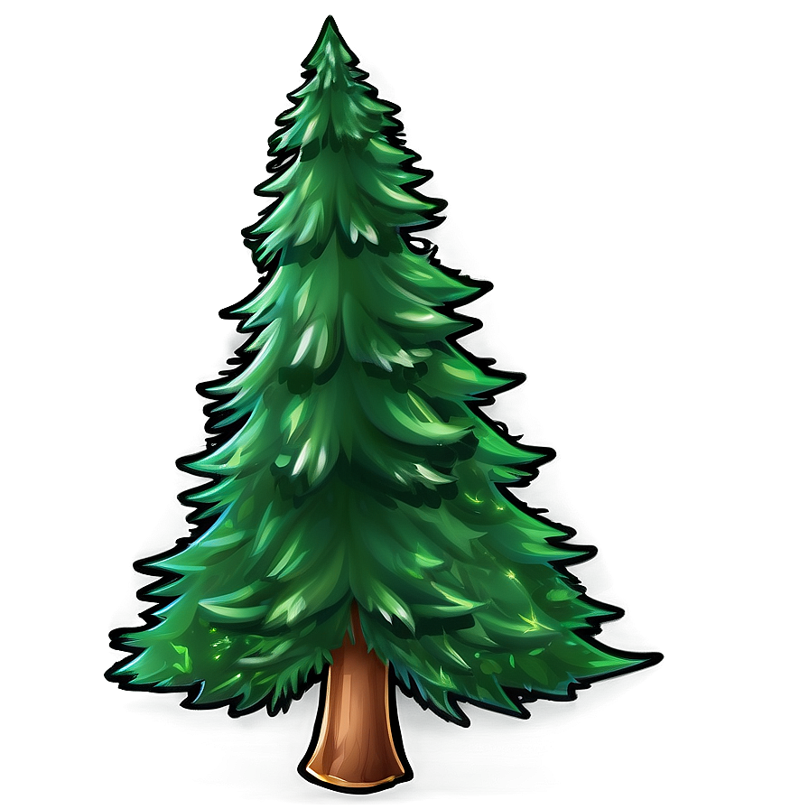 Evergreen Tree Background Png Tgn