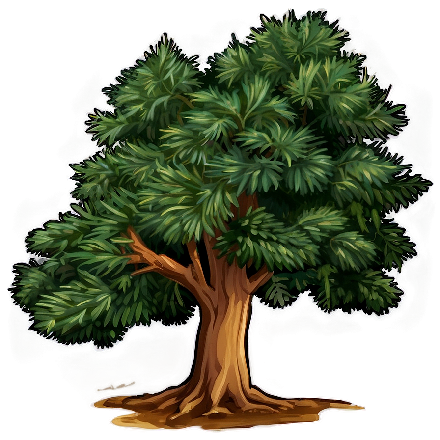 Evergreen Tree Landscape Png 77