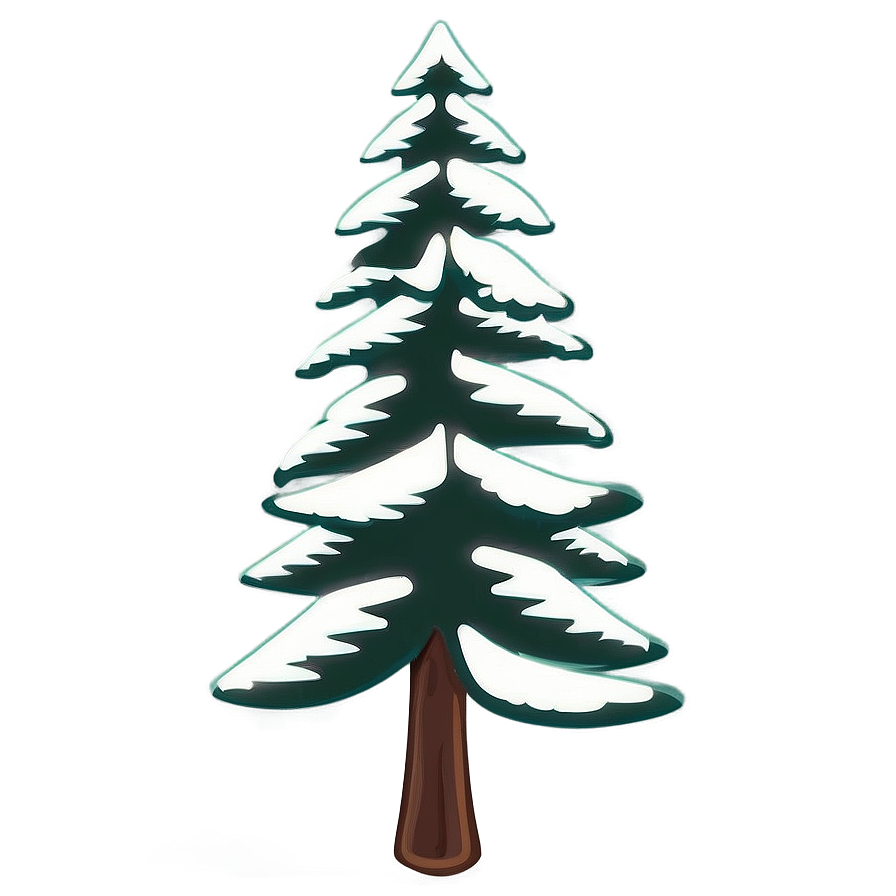 Evergreen Tree Outline Png 06212024