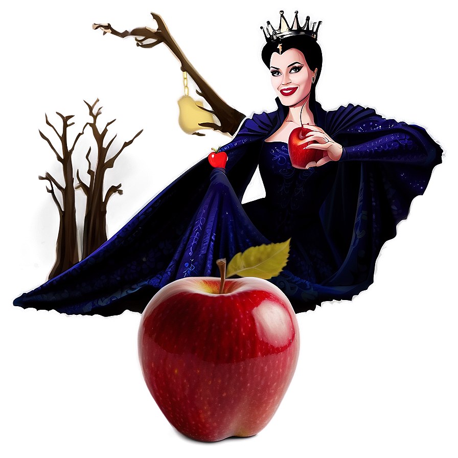 Evil Queen With Apple Png Qxl36