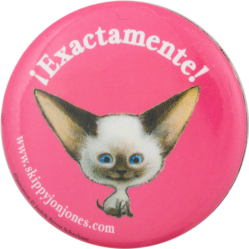 Exactamente Siamese Cat Button