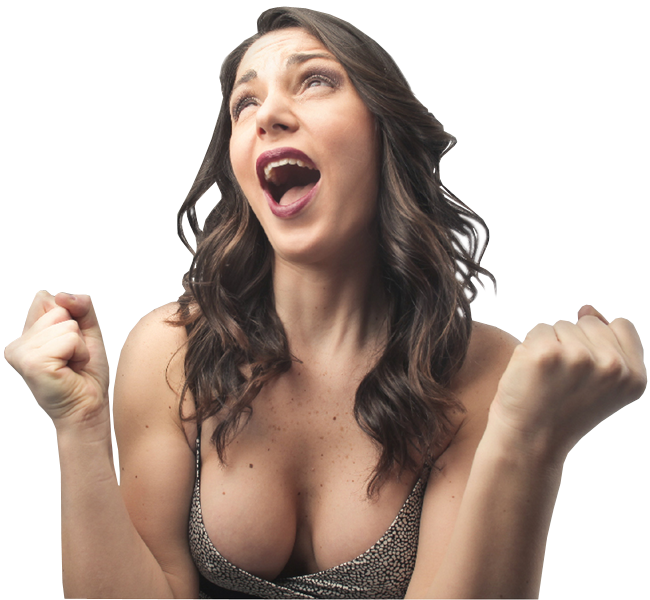 Excited Woman Celebrating