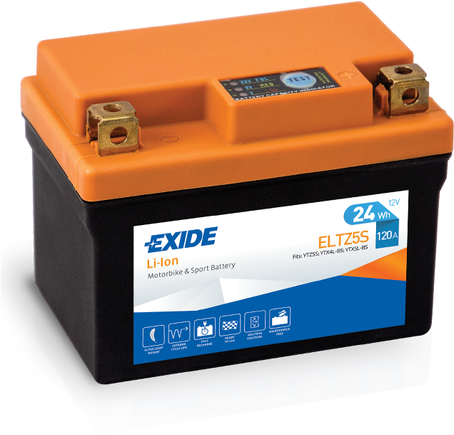 Exide Lithium Ion Motorbike Battery