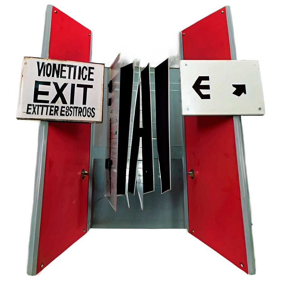 Exit Sign Png 05242024