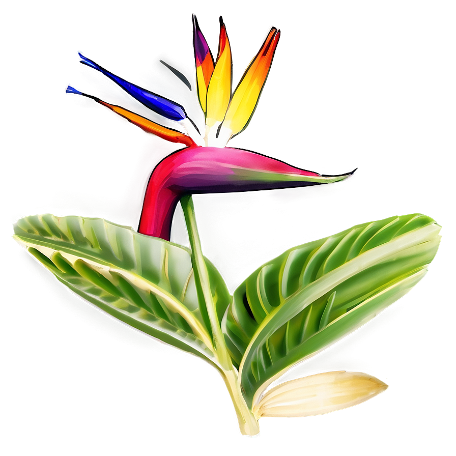 Exotic Bird Of Paradise Png Bnq