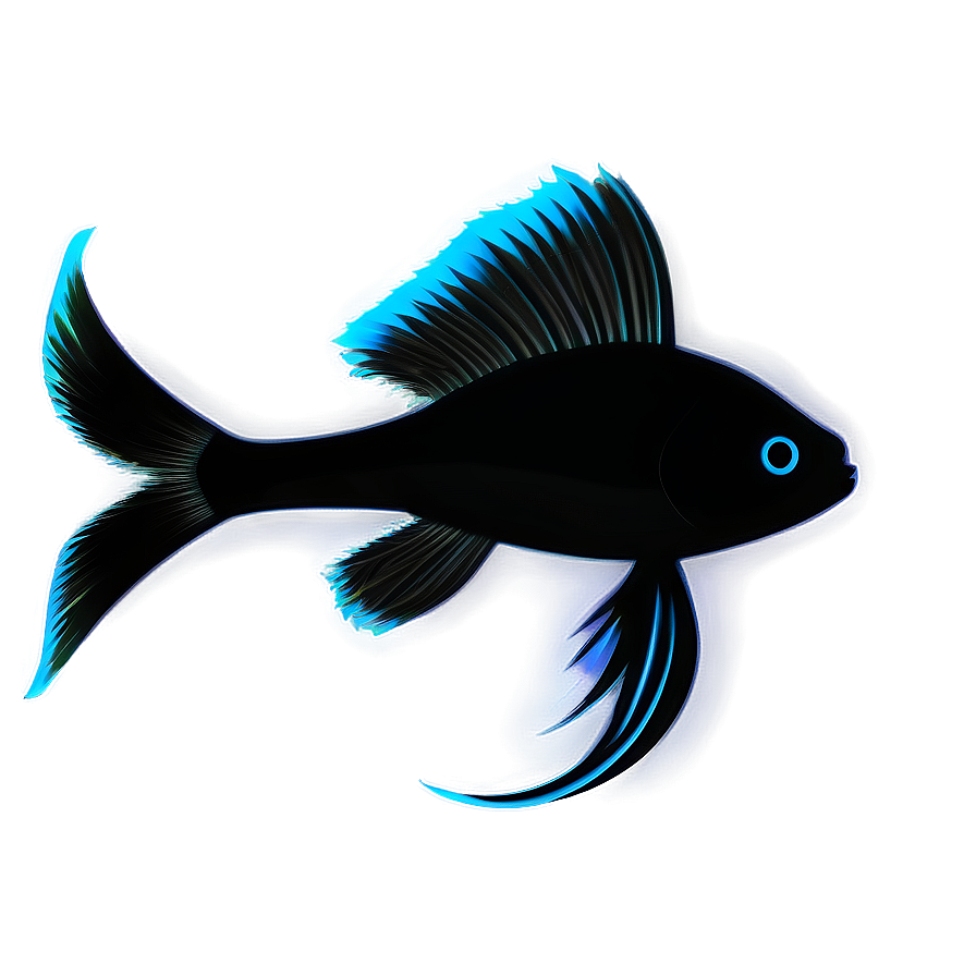 Exotic Fish Silhouette Png Toc