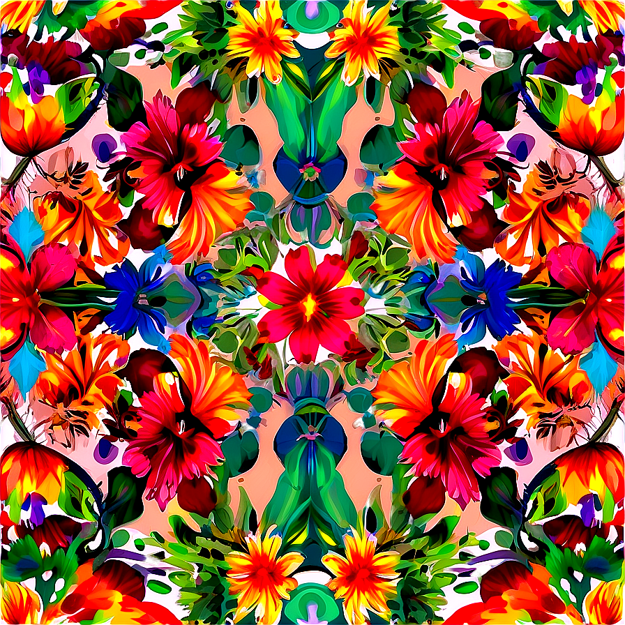 Exotic Floral Pattern Png Yfr74