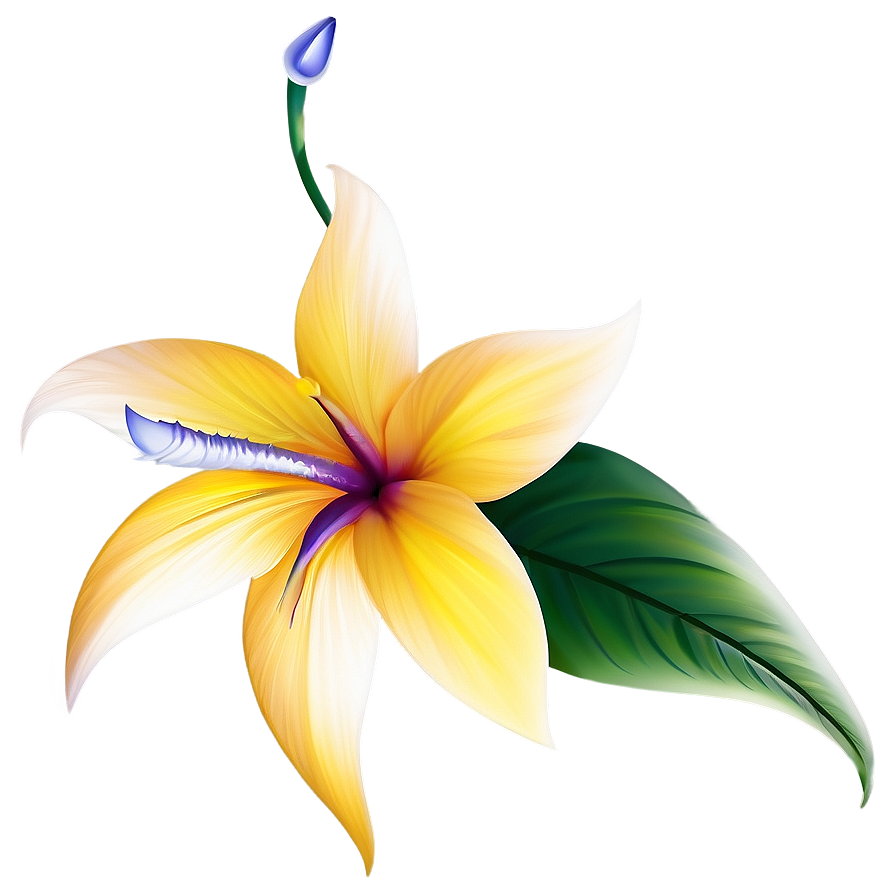 Exotic Flower Decal Png Mmp60