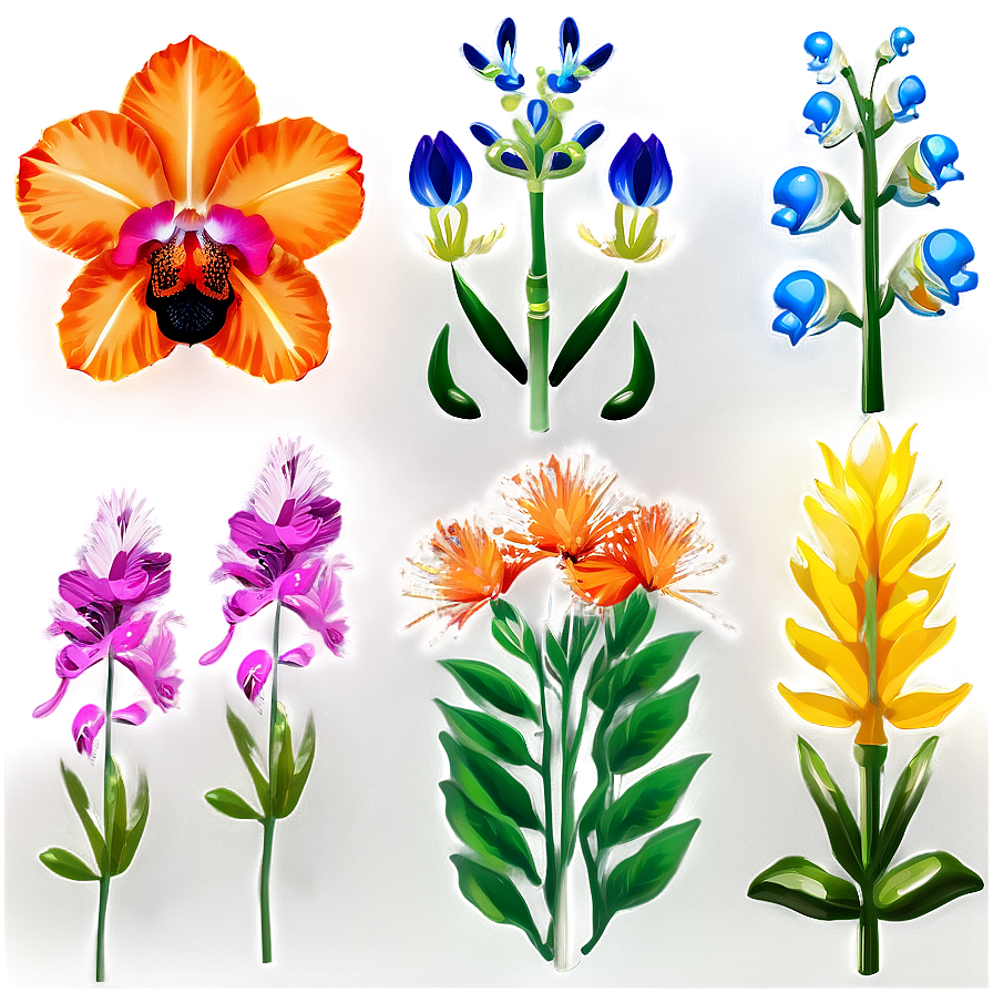 Exotic Flowers Collection Png 04292024