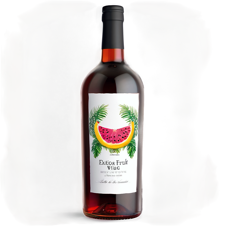 Exotic Fruit Wine Label Png Xqn27