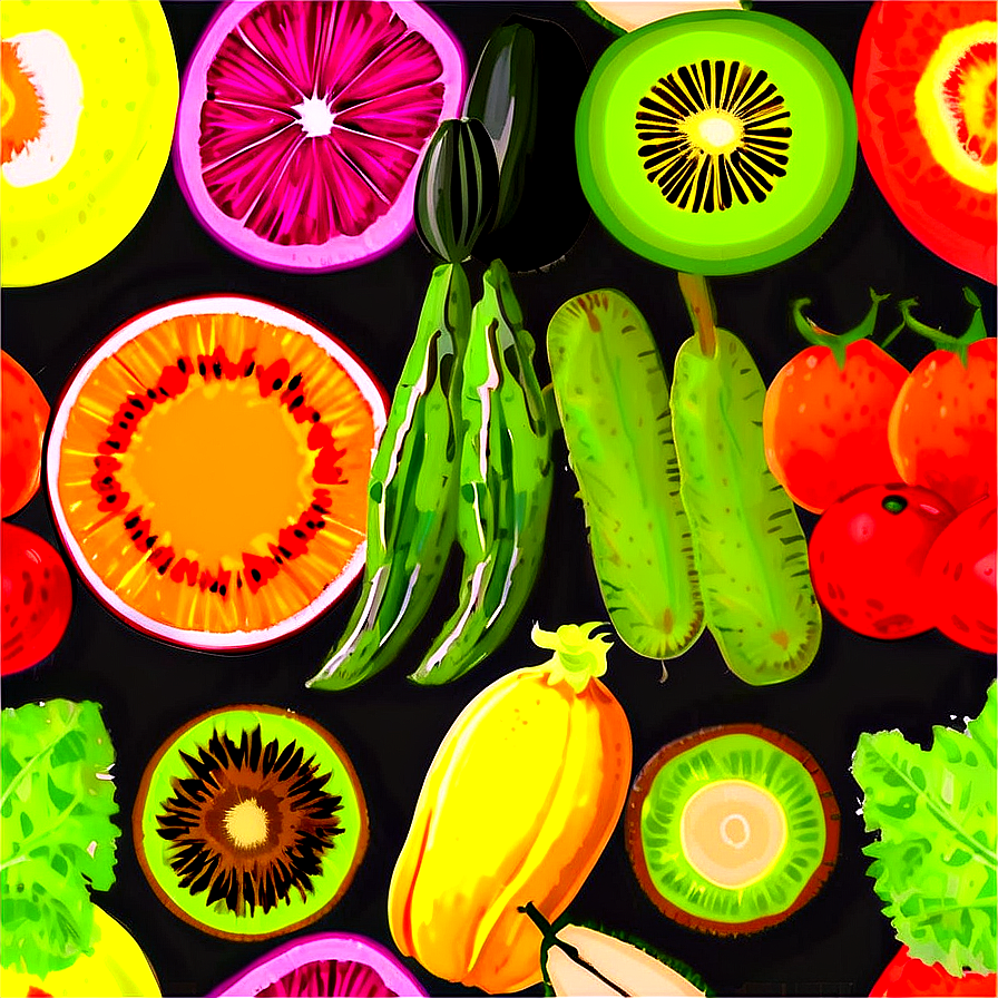 Exotic Fruits Vegetables Png Lue