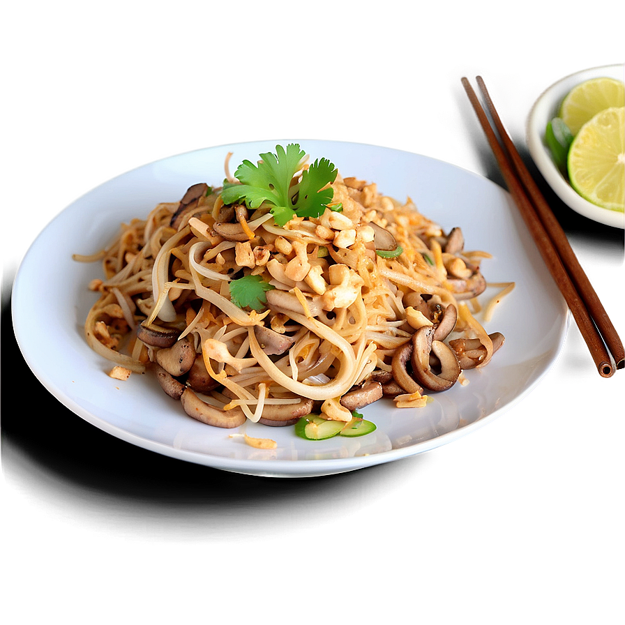 Exotic Mushroom Pad Thai Png 37