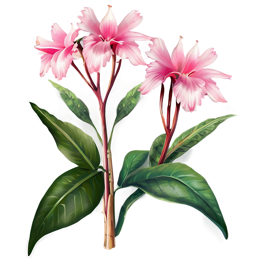 Exotic Pink Flowers Png Ske31