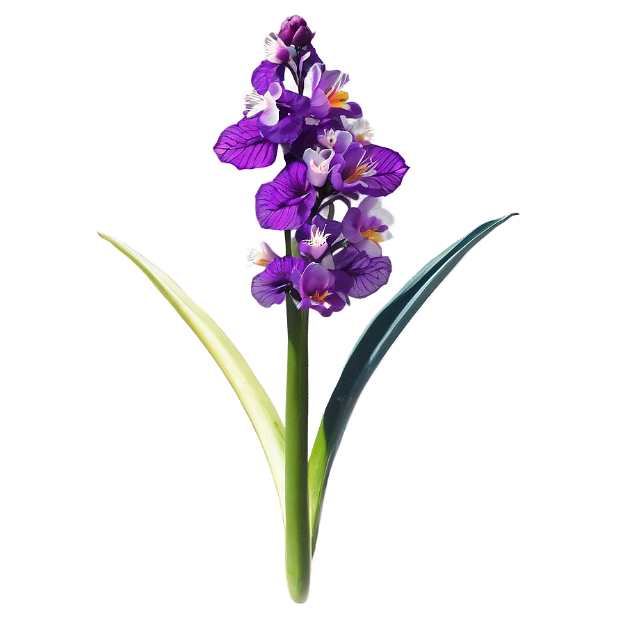 Exotic Purple Bloom Png 05242024