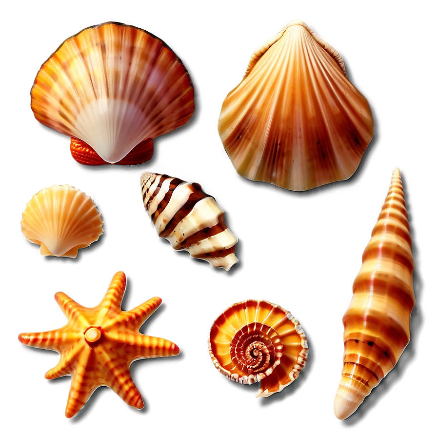 Exotic Seashells Set Png Scs62