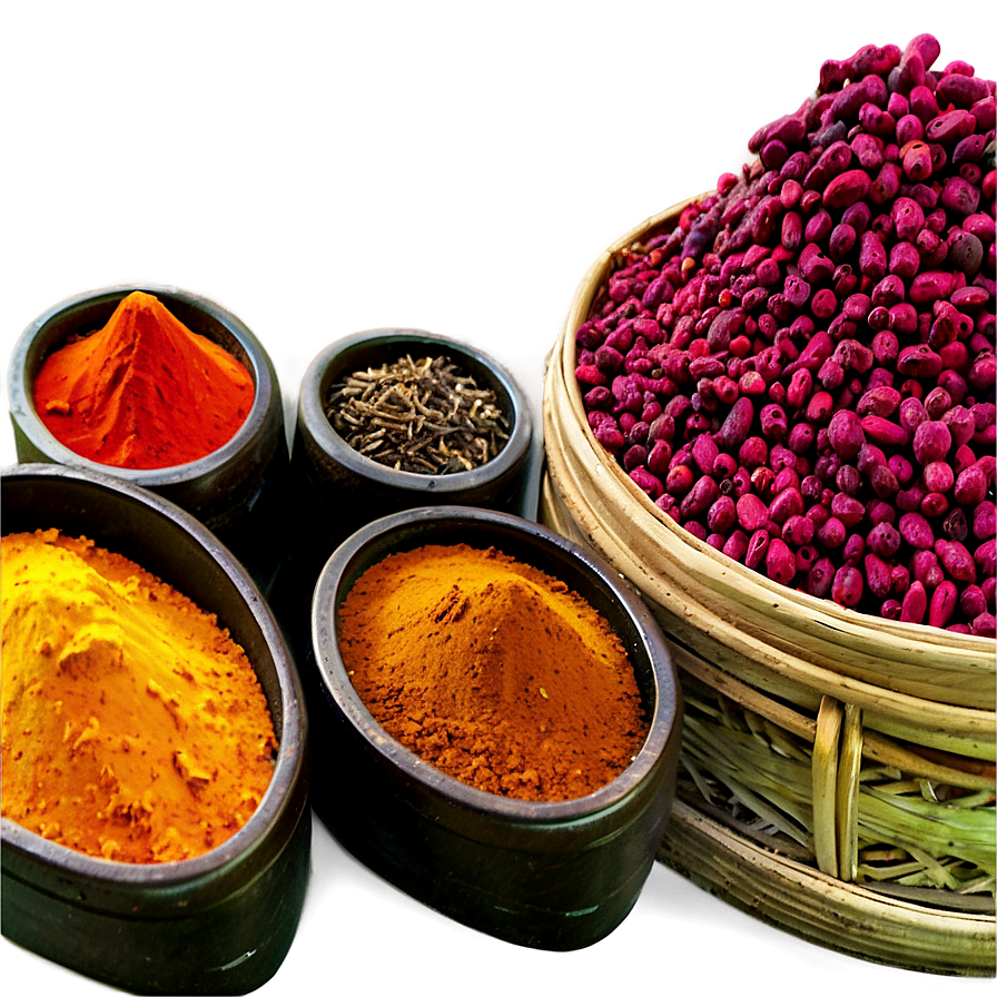 Exotic Spices Market Png Gyf