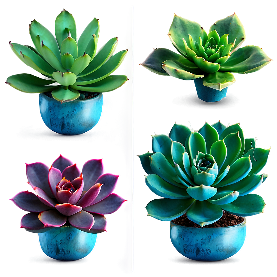 Exotic Succulents Assortment Png 06212024