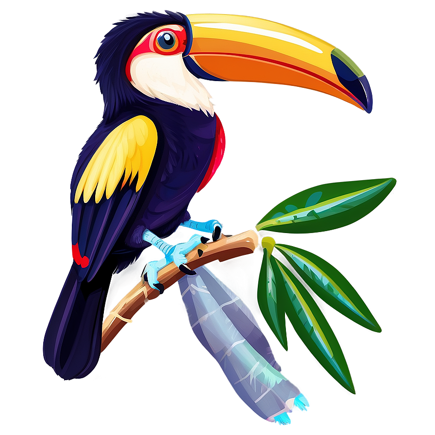 Exotic Toucan Illustration Png 89