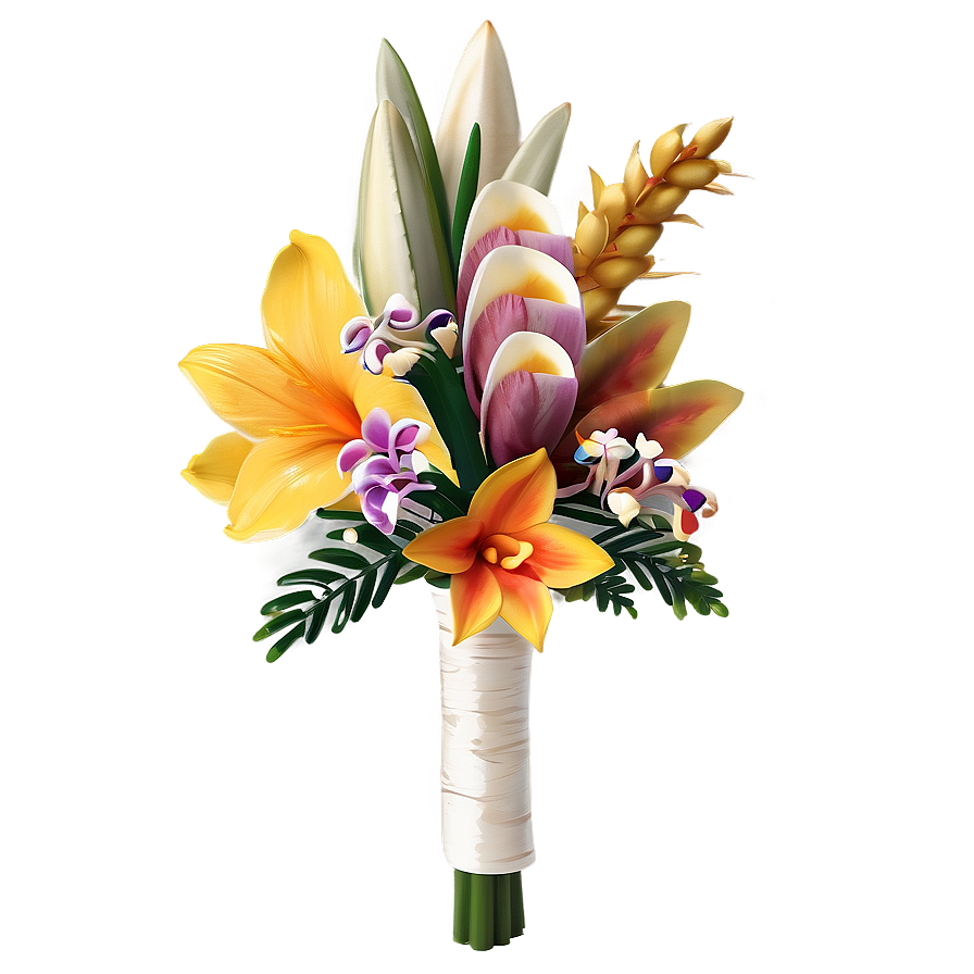 Exotic Wedding Bouquets Png Evv97