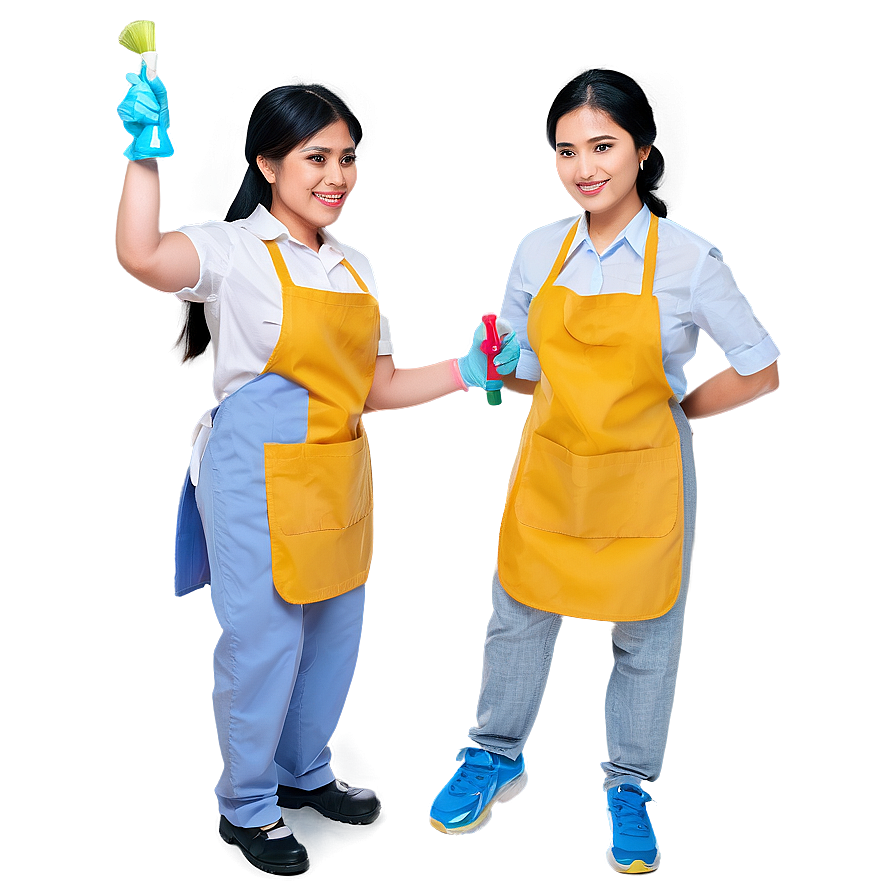 Experienced Maid Cleaner Png 4