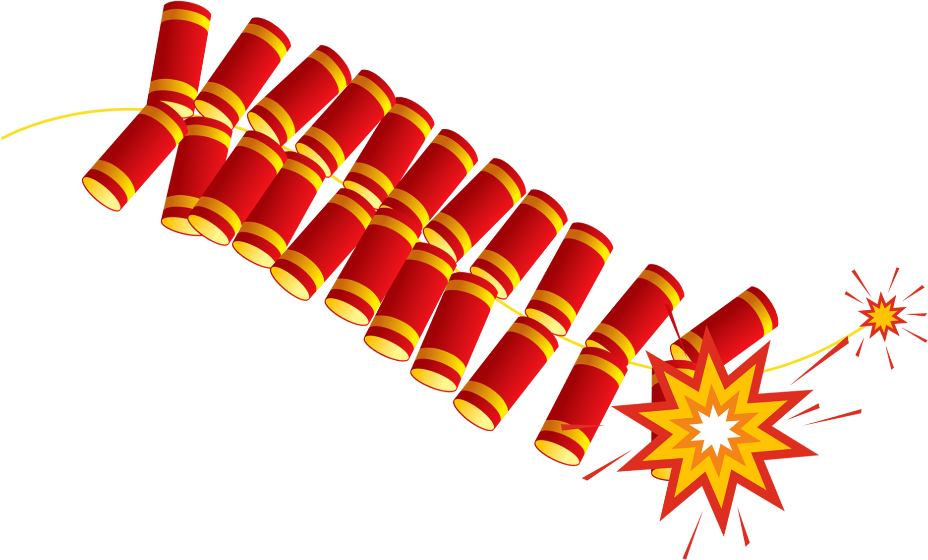 Exploding Firecracker Graphic