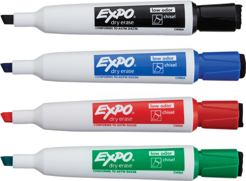 Expo Dry Erase Markers Set