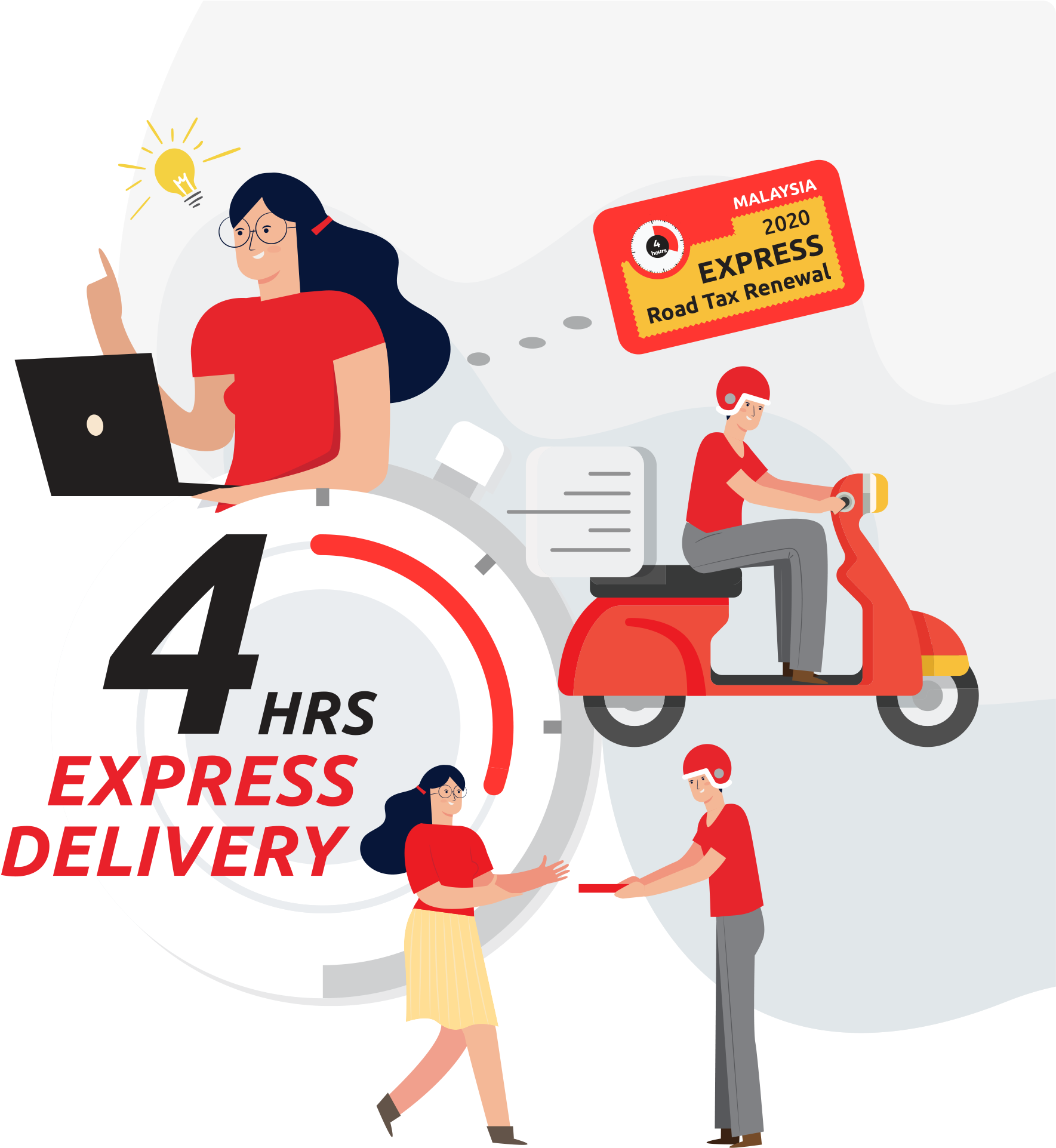 Express Delivery Service Concept