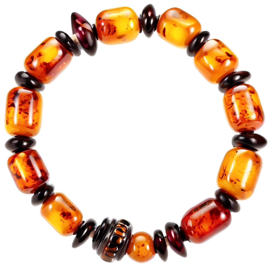 Exquisite Amber Bracelet Png Ygl