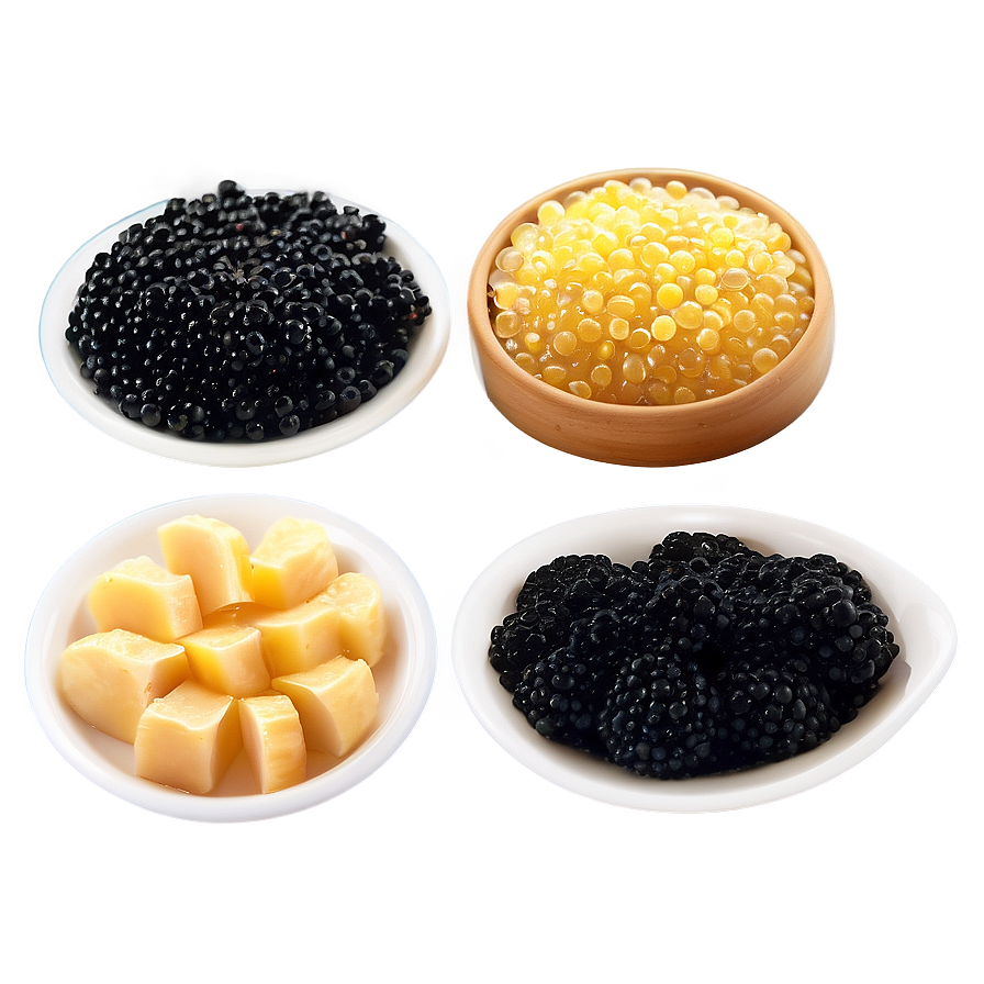 Exquisite Caviar Selection Png Rbg