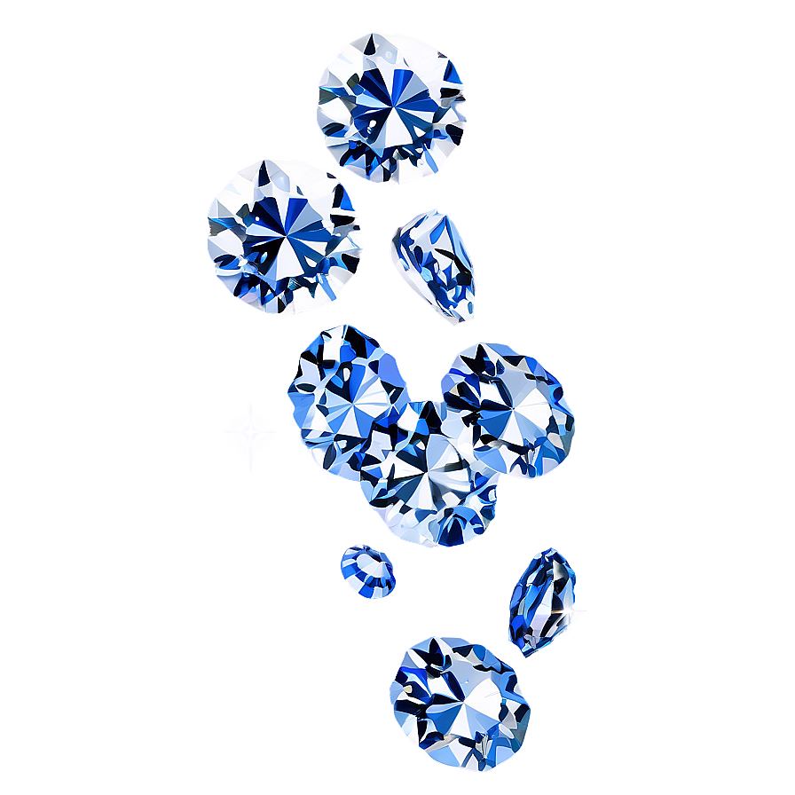 Exquisite Falling Diamonds Png Obc