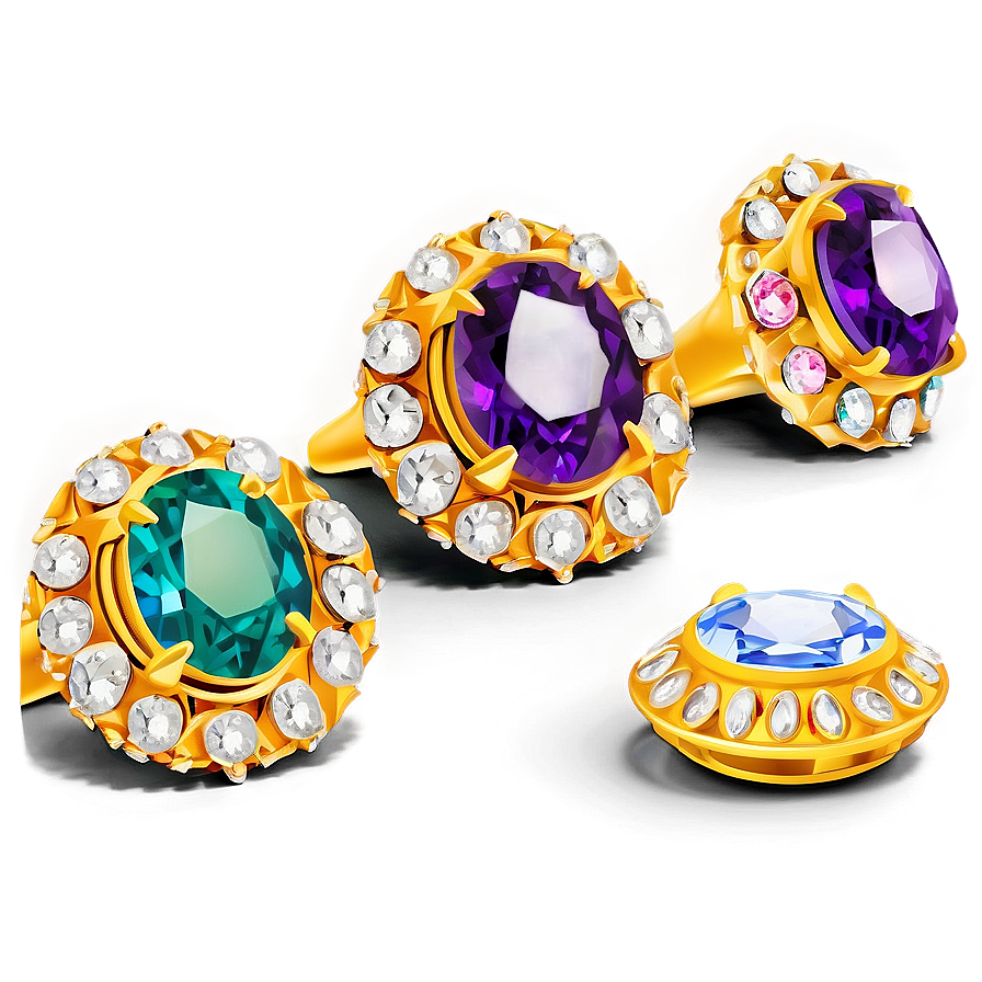 Exquisite Gems Assortment Png 14