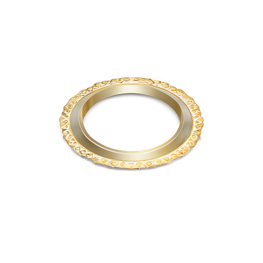 Exquisite Gold Circle Border Png Vwj7