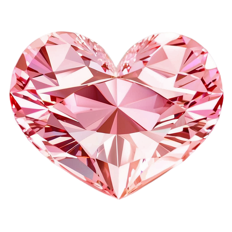 Exquisite Pink Diamond Heart Picture Png Fwq