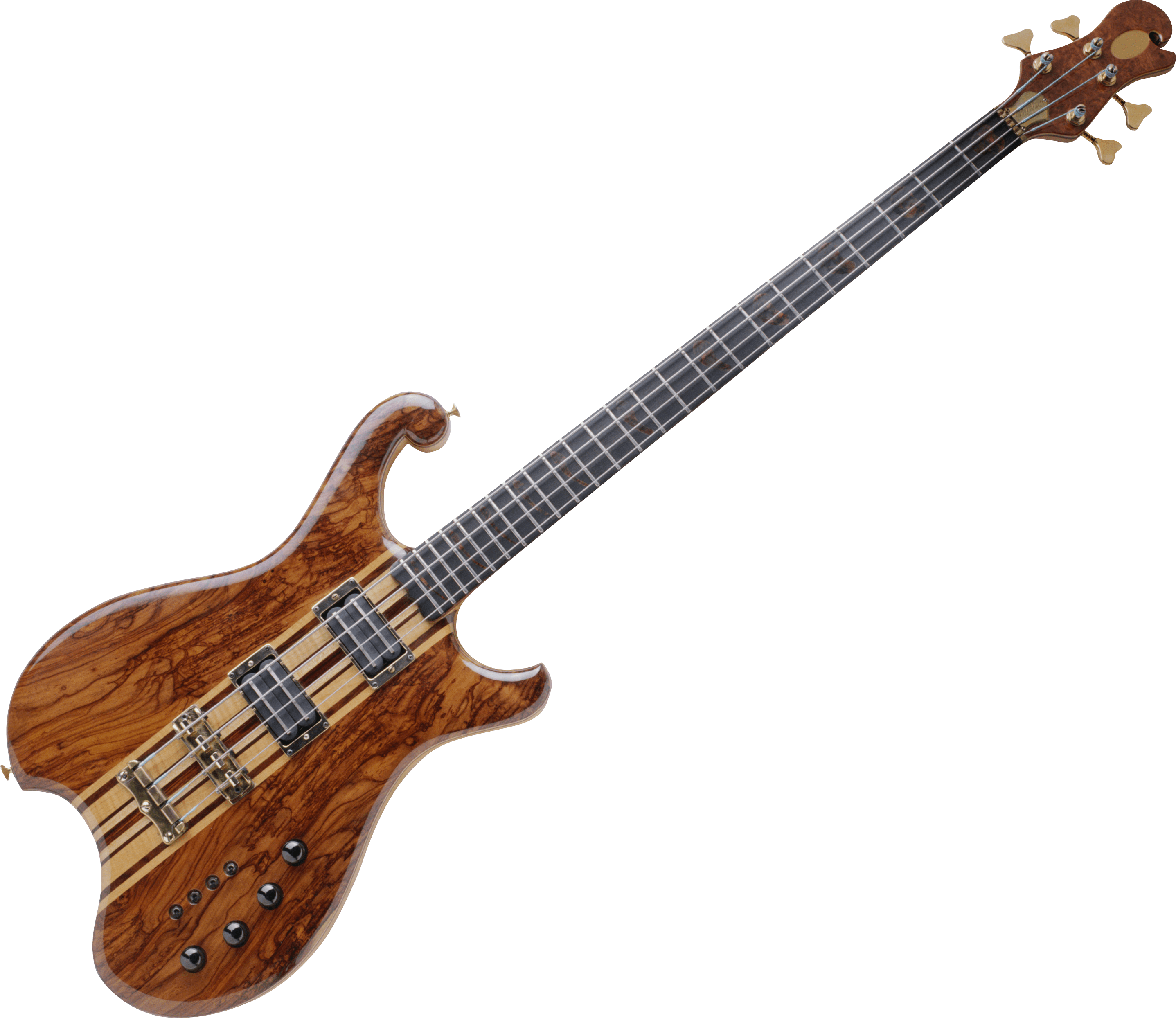 Exquisite Wooden Bass Guitar