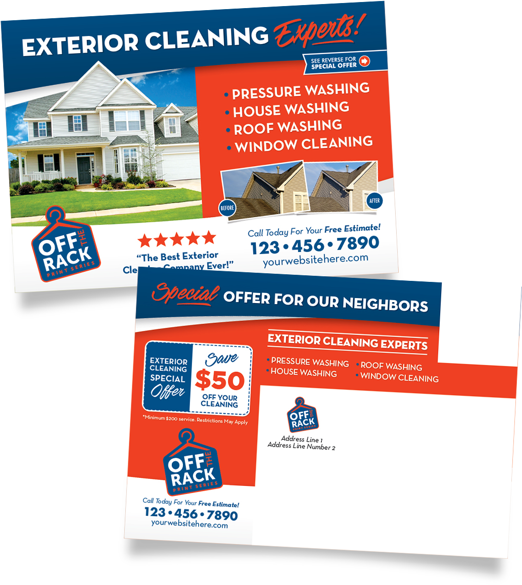 Exterior Cleaning Services Postcard