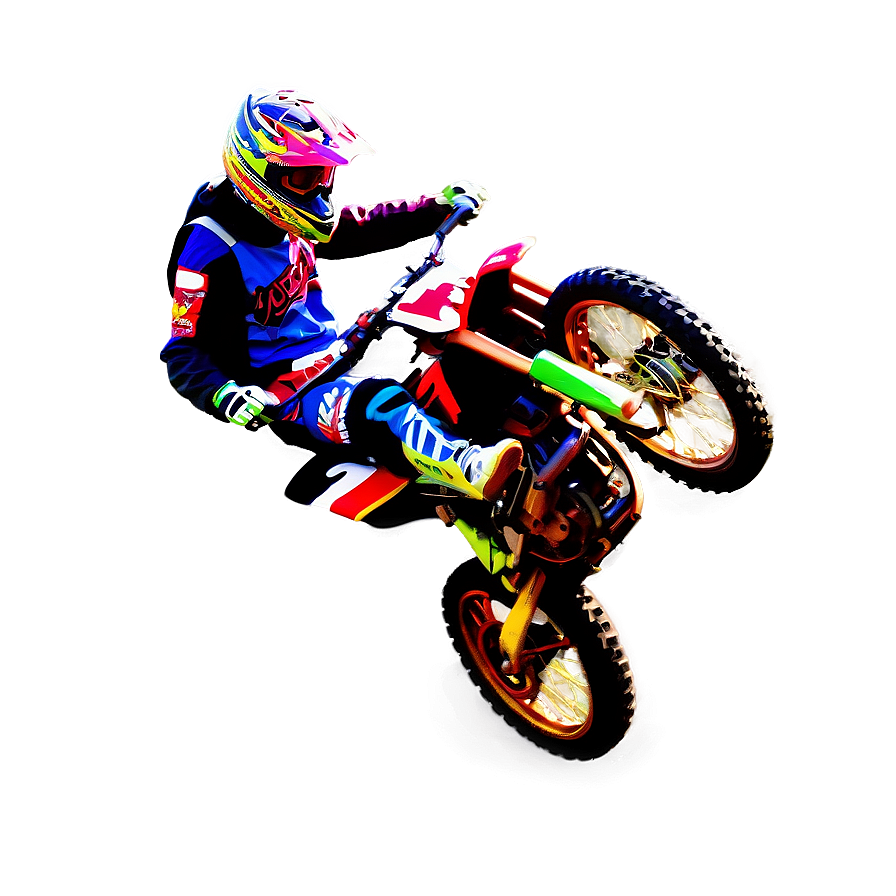 Extreme Motocross Rider Png 43