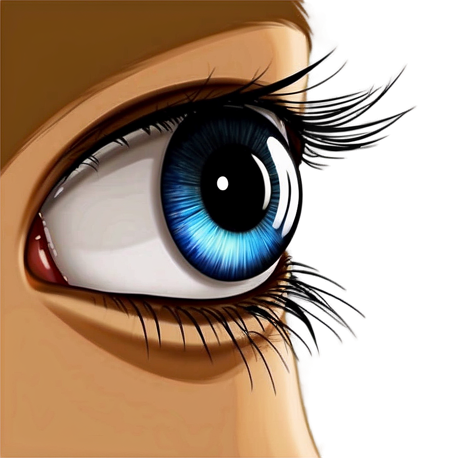 Eyelashes Anime Eyes Png 14