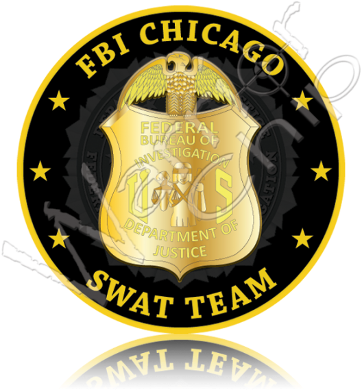 F B I Chicago S W A T Team Badge