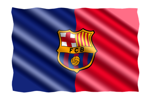 F C Barcelona Creston Flag