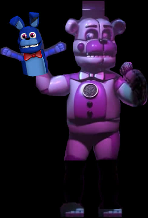 F N A F_ Bonnie_and_ Funtime_ Freddy